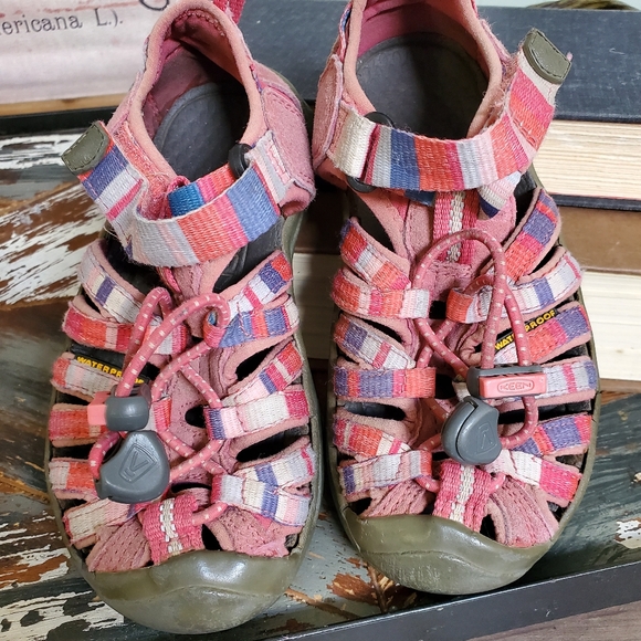 Keen Raya Honeysuckle Shoes Washable Closed Toe Whisper Pink Sandals kids sz 10 - Picture 6 of 8